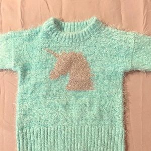Fuzzy Unicorn Sweater